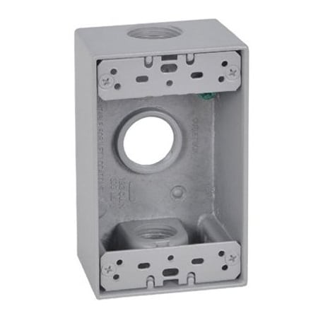 Hubbell Electrical Box, Outlet Box Type, 1 Gang FSB75-3X